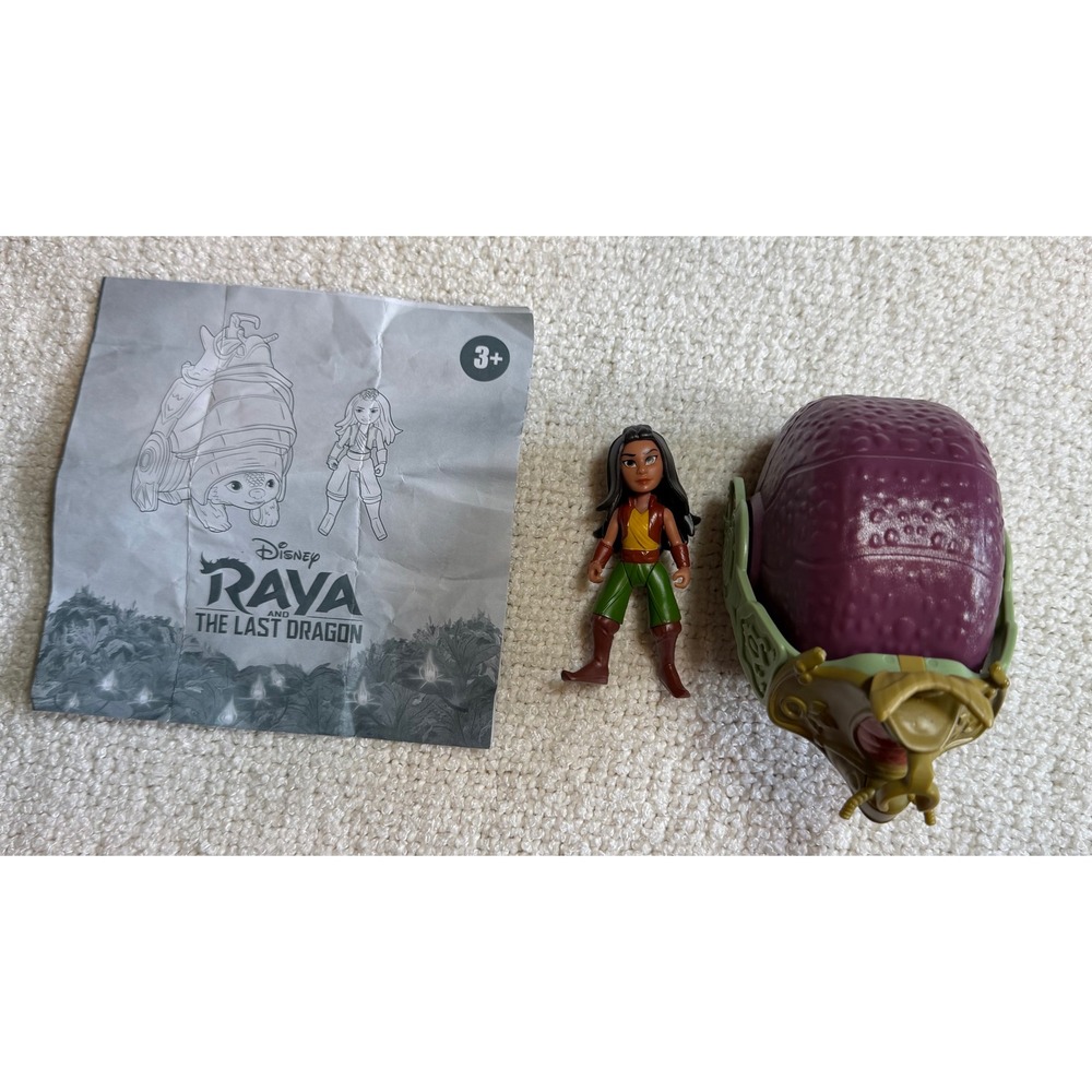 Disney Raya and the Last Dragon Raya and Tuk Tuk Action Figure Set with Manual